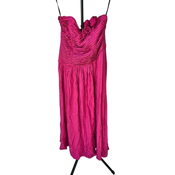 NWT Free People Pink Strapless Dress Size 4 - Picture 2 of 8